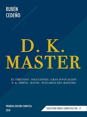 cover image of D. K. Master